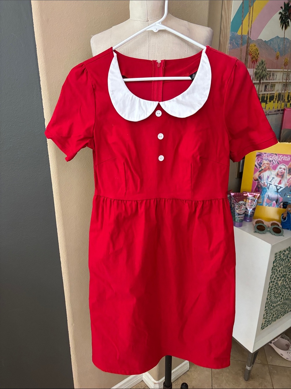 Rock Steady Retro Red Dress